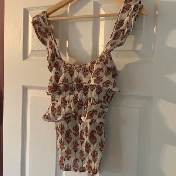 Club Monaco floral top - Picture 2 of 3